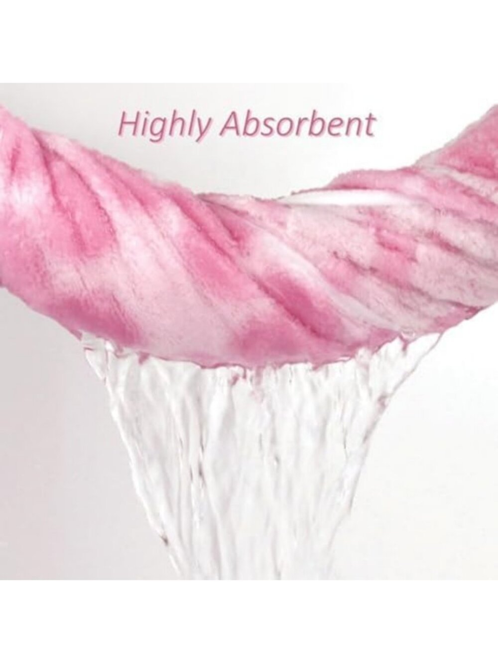 Super Absorbent Pink Bath Towels Set of 2, Decorative 27.5x55 Inches, Soft - Picture 6 of 7
